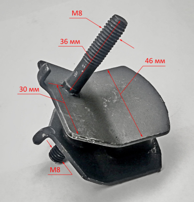 Демпфер (левый) для DY2500L,DY3000L\LX,DY4000L\LX GG-H250-M12\GG-DY2500LX-M03