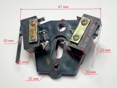 Площадка с двумя микропереключателями (ЭМ)