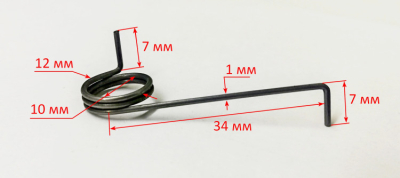 Пружина фиксирующего рычага для ФМ-1900(38) DOH