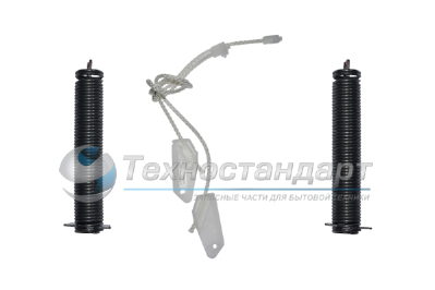 Ремкомплект двери ПММ 2 пружины+2 тросика, Bosch, код 00754866